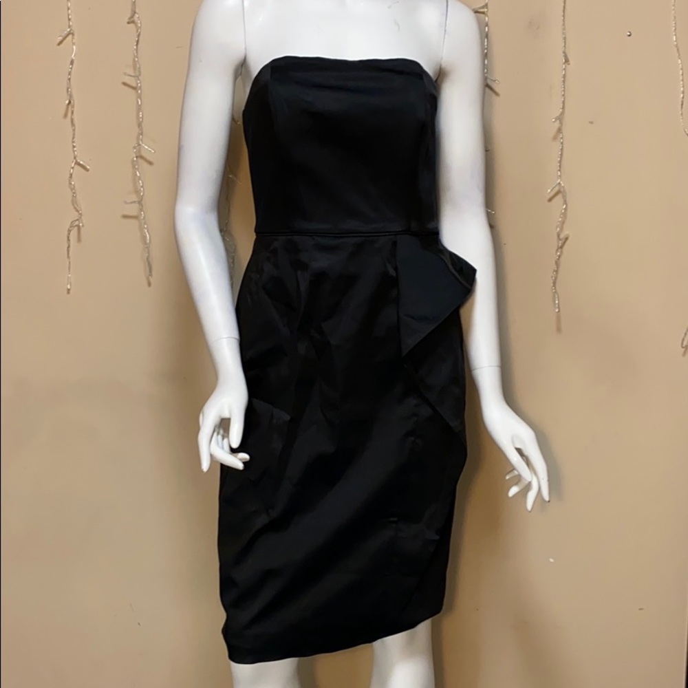 White House Black Market satin dress size 2
